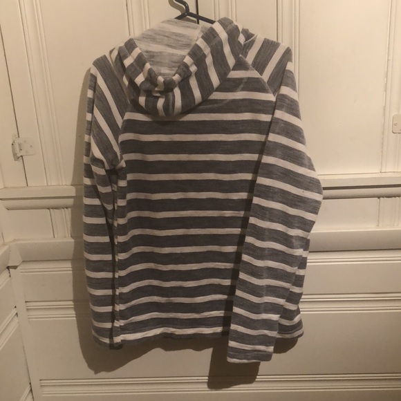 Grey striped sweatshirt. - Picture 2 of 3